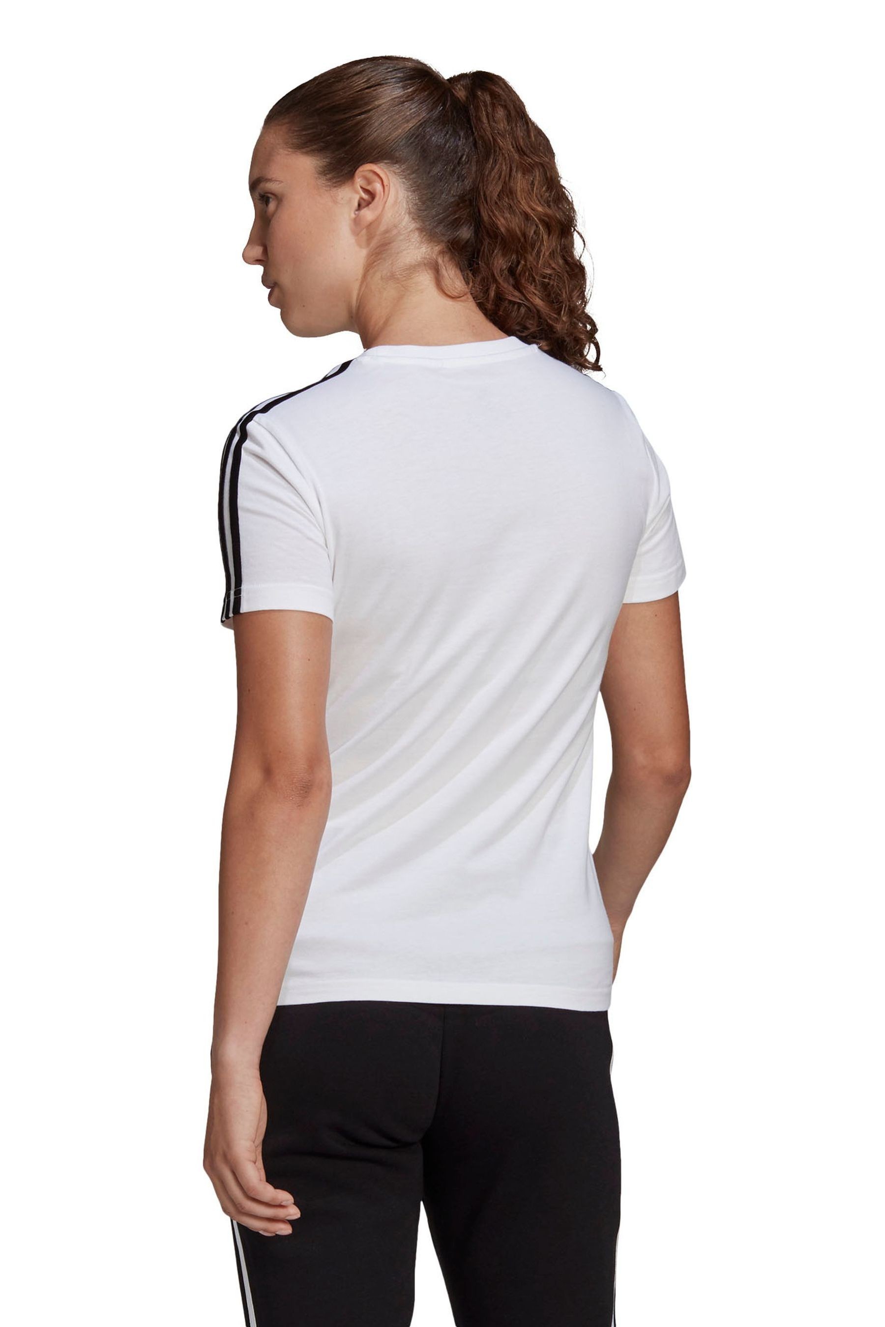 adidas 3 Stripe T-Shirt