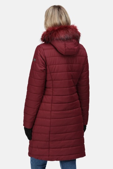 Regatta Red Fritha Insulated Longline Jacket