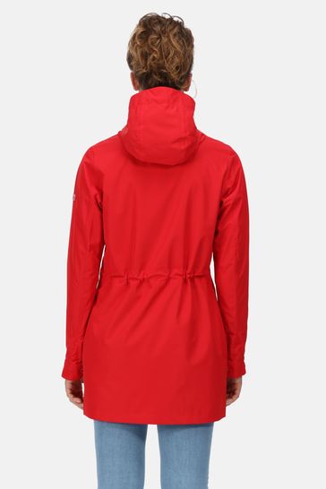 Regatta Blakesleigh Red Longline Waterproof Jacket