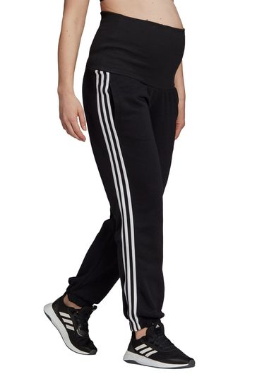 adidas Maternity 3 Stripe Cotton Joggers