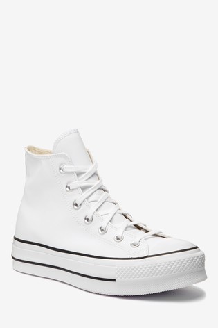 Converse Platform Lift Chuck Taylor Leather High Trainers