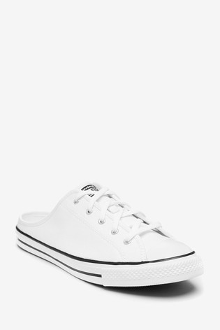 Converse White Dainty Mules