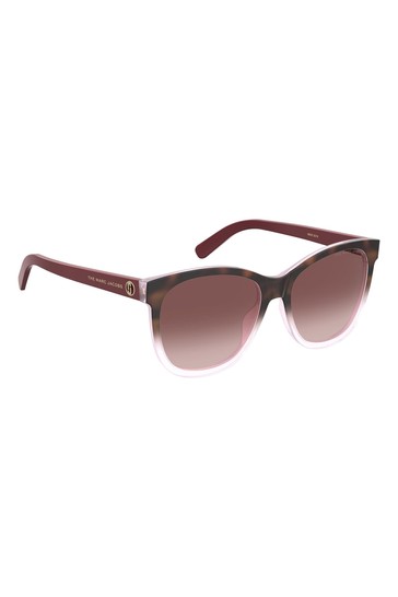 Marc Jacobs Burgundy/Pink Havana Sunglasses