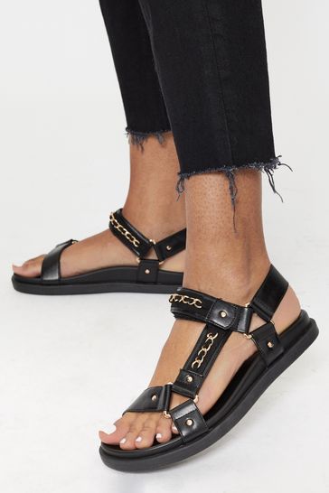 Lipsy Chain Hiker Footbed Sandal