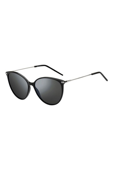 BOSS Cat-Eye Black Sunglasses