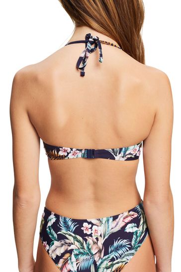 Esprit Navy Blue Underwire Balconette Bikini Top