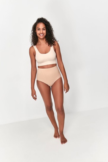 Anya Madsen Nude Bonded Crop Top