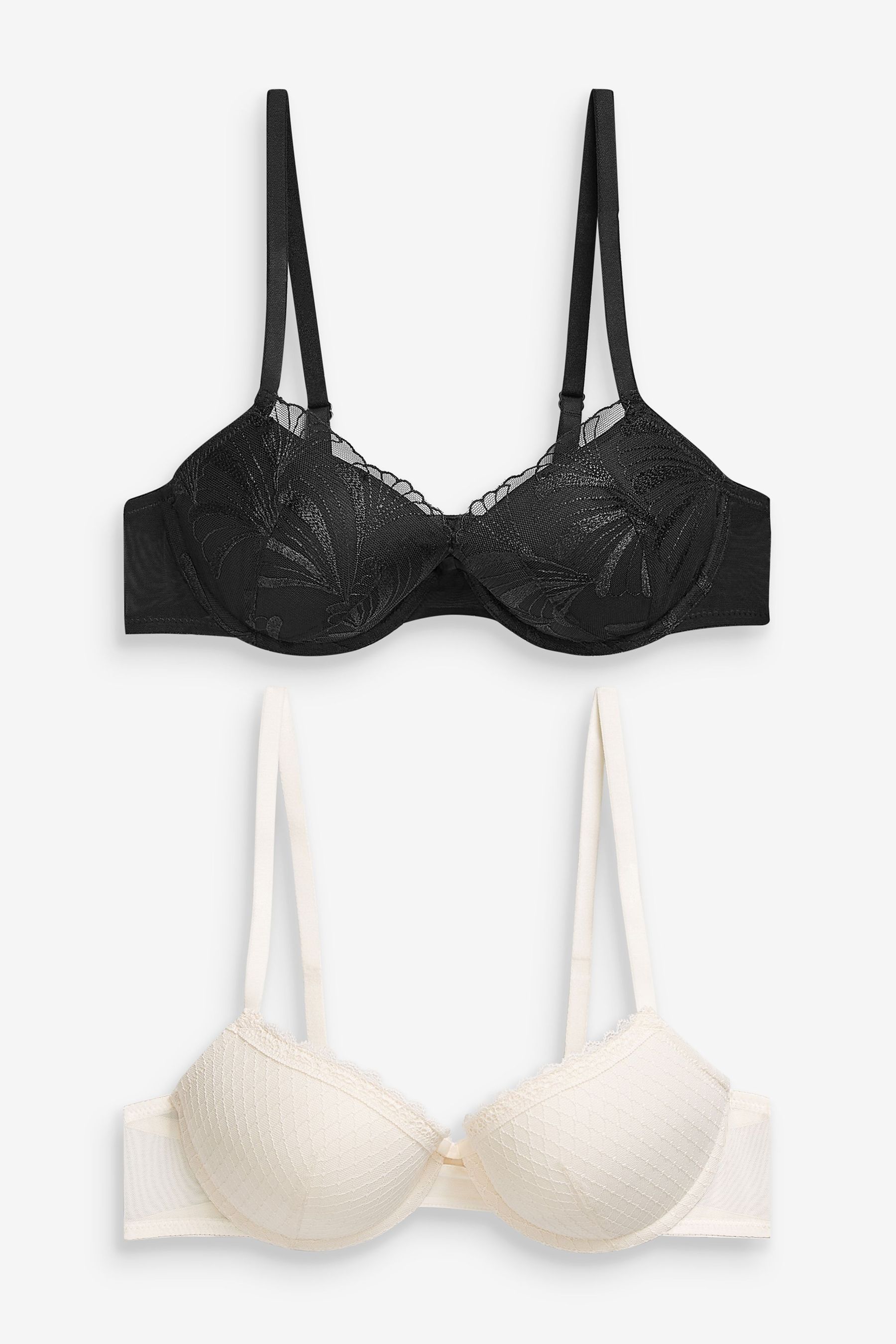 Push-Up Balcony Bras 2 Pack