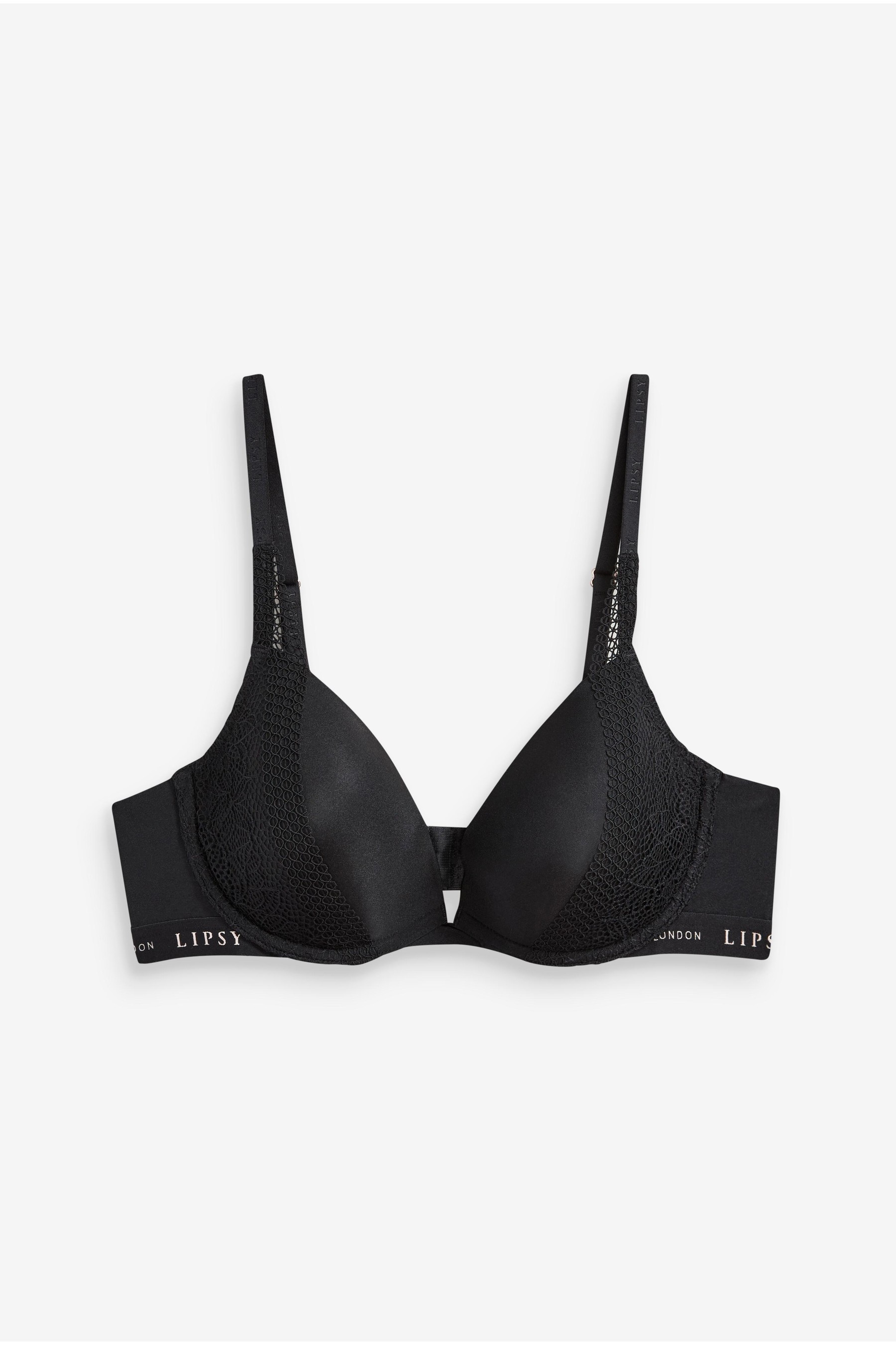 Lipsy Lace Lightly Padded Plunge Bra