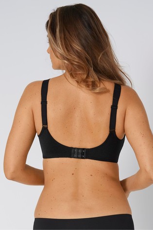 Triumph Black Doreen + Cotton Non Wired Bra