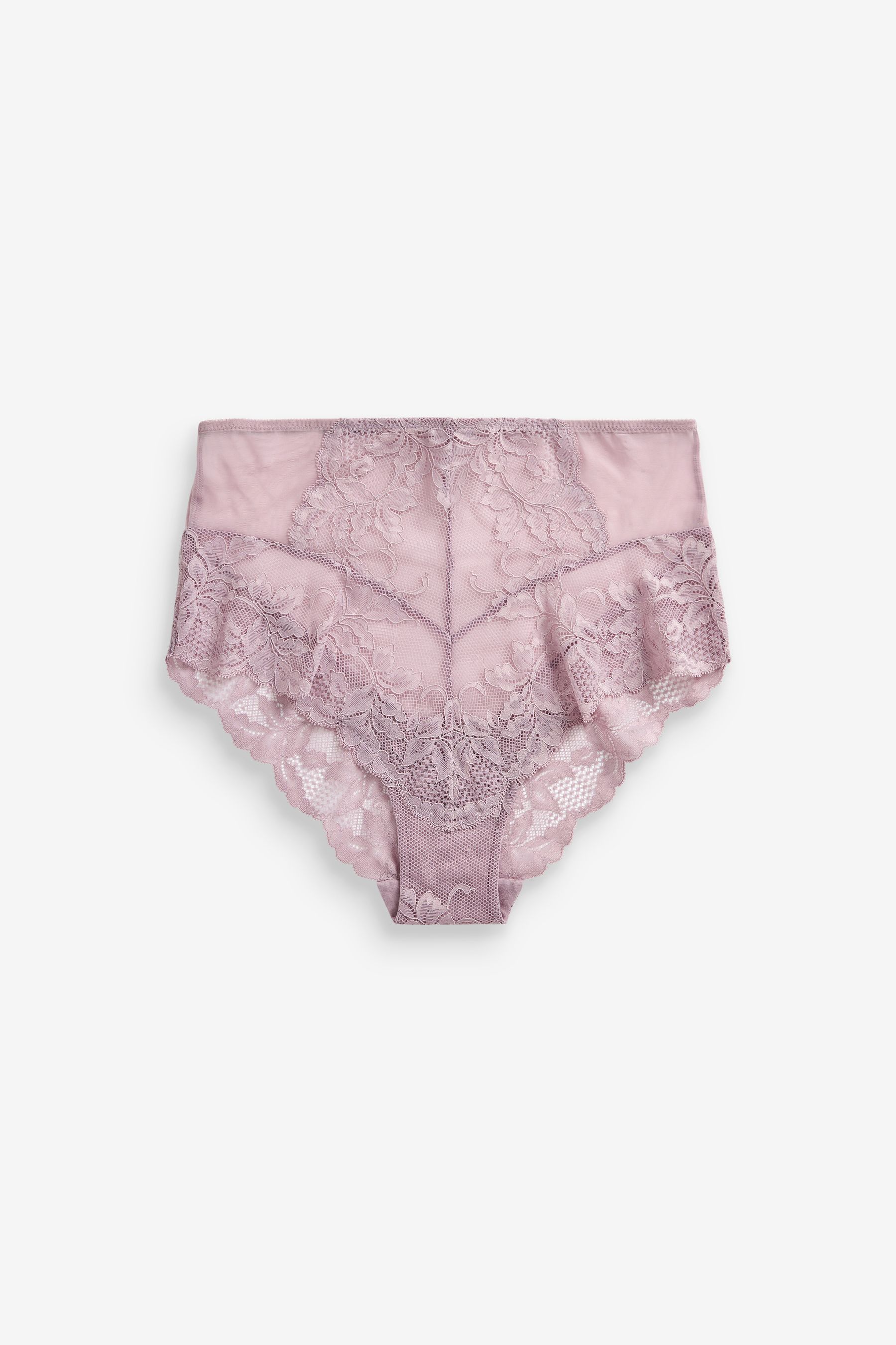 Lace Knickers 2 Pack High Rise