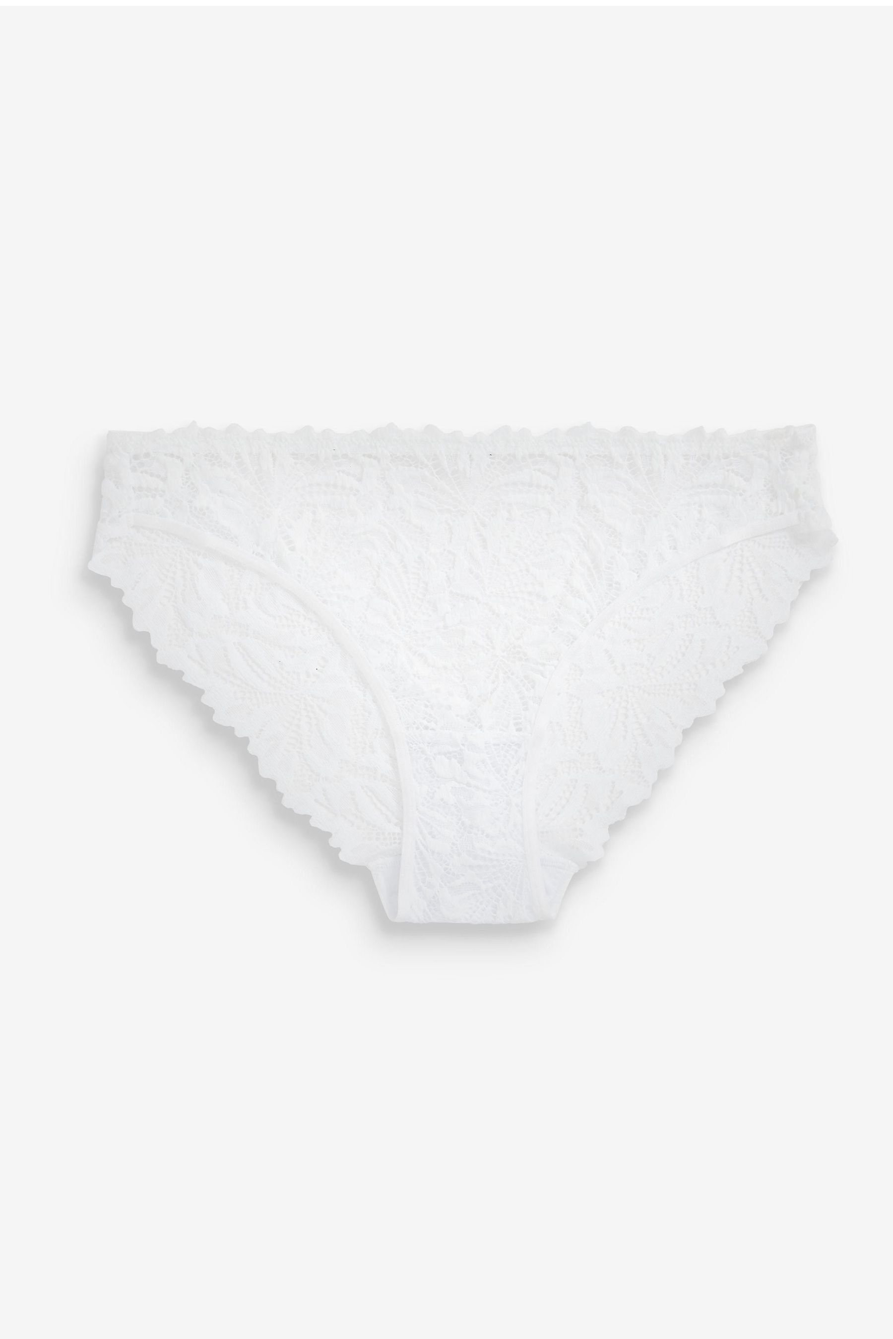 Comfort Lace Knickers High Leg