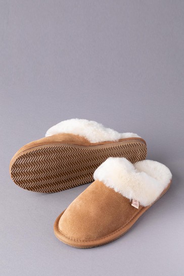 Lakeland Leather Ladies Sheepskin Slider Slippers