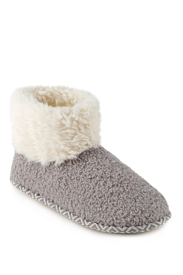 Totes Isotoner Ladies Bobble Boot Slippers