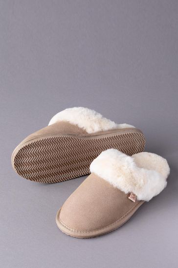 Lakeland Leather Ladies Sheepskin Slider Slippers