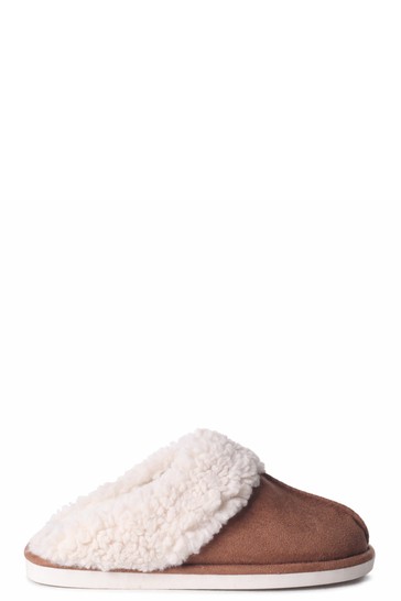 Linzi Jocelyn Faux Shearling Trim Slipper Mule