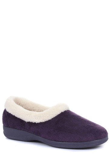 Pavers Purple Ladies Full Slippers