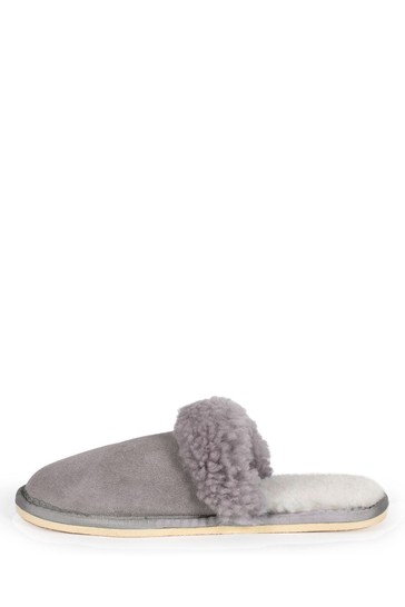 Celtic & Co Grey Ladies' Turnback Mules