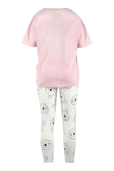 Brand Threads BCI Disney Winnie The Pooh Pink Maternity Pyjamas