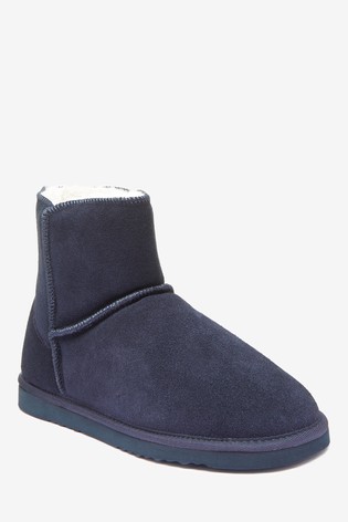 Suede Slipper Boots