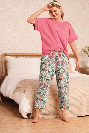 Morris & Co. At Next Cotton Jersey Pyjamas Petite