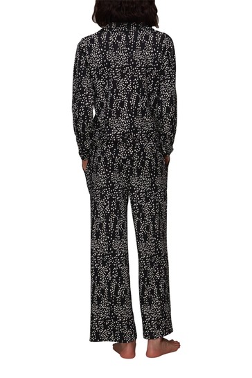 Whistles Black Animal Spot Print Pyjamas