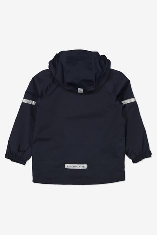 Polarn O. Pyret Blue Waterproof Shell Coat