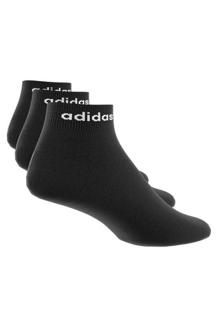 adidas Kids Linear Logo Ankle Socks Three Pack