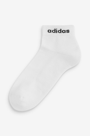 adidas Kids Linear Logo Ankle Socks Three Pack