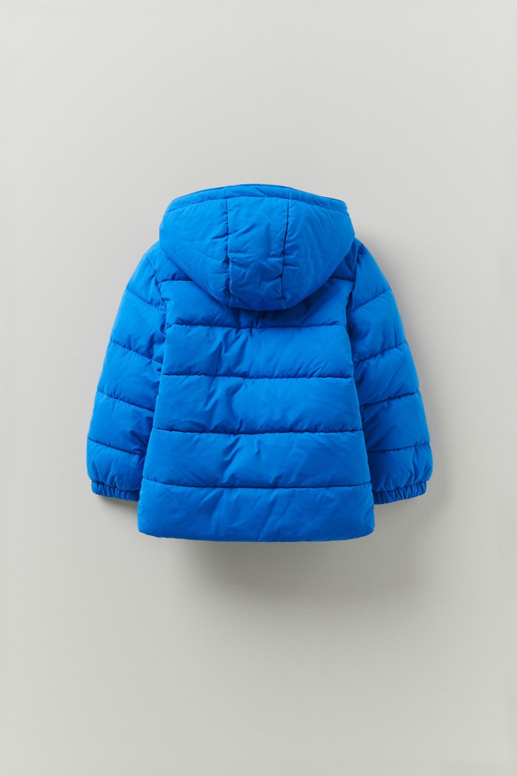 Crew Clothing Company Blue Crew Bouclé Padded Jacket