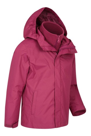 Mountain Warehouse Fell Kids 3 In 1 Water Resistant Jacket