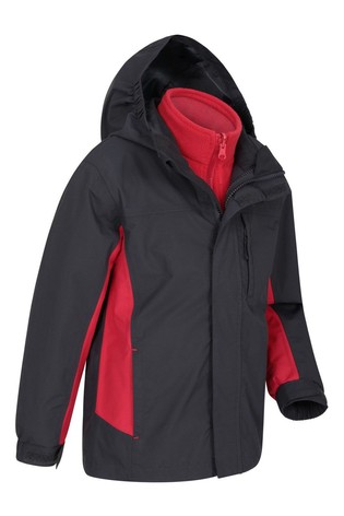 Mountain Warehouse Cannonball 3 In 1 Kids Waterproof Jacket