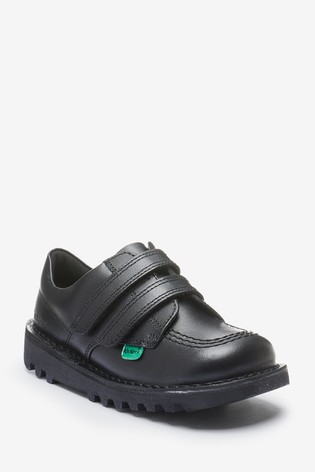 Kickers Infants Kick Lo Velcro Leather Shoes