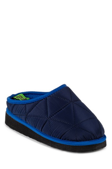 Totes Boys Premium Quilted Mule Slippers Mini Me