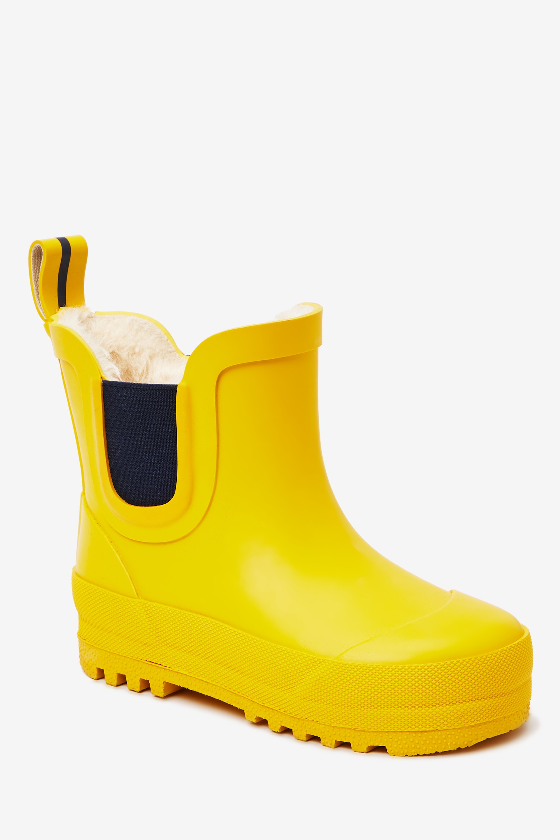 Wellies الكاحل مبطنة دافئة