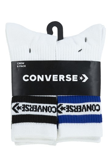 Converse Kids Crew Socks 6 Pack