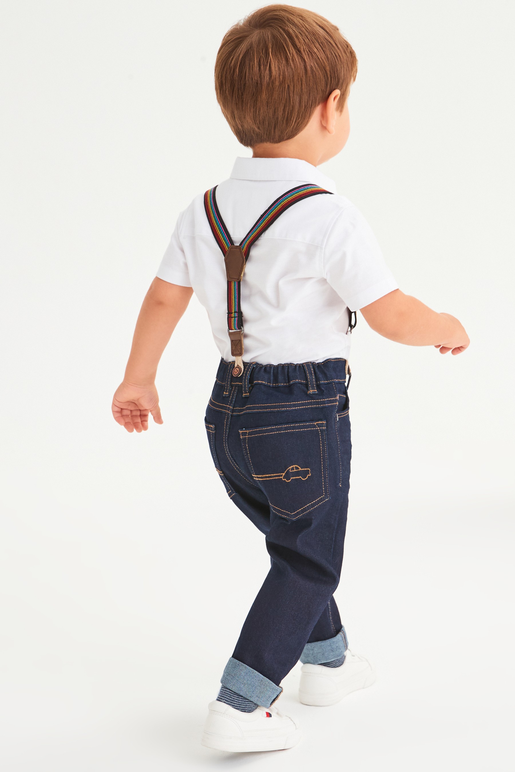 Five Pocket Jeans With Stretch (3mths-7yrs) Slim Fit