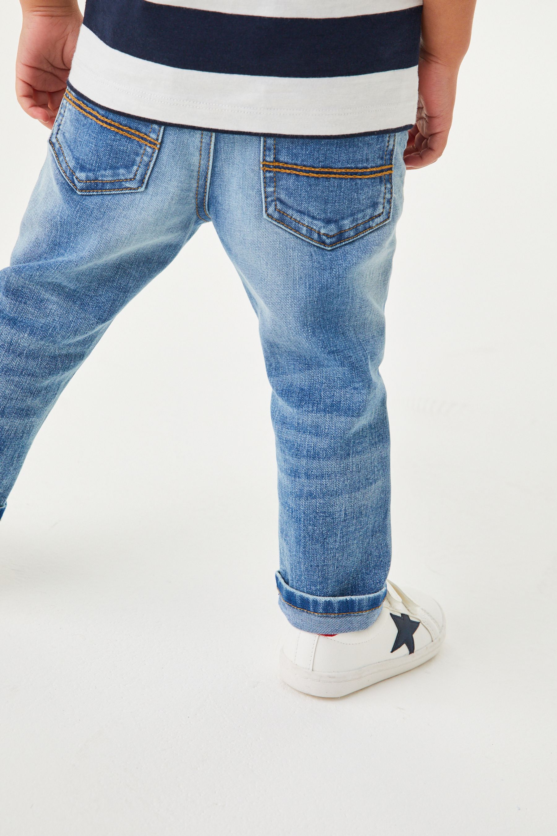 Five Pocket Jeans With Stretch (3mths-7yrs) Slim Fit