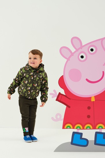 Regatta Green Peppa Pig Muddy Puddle Waterproof Jacket