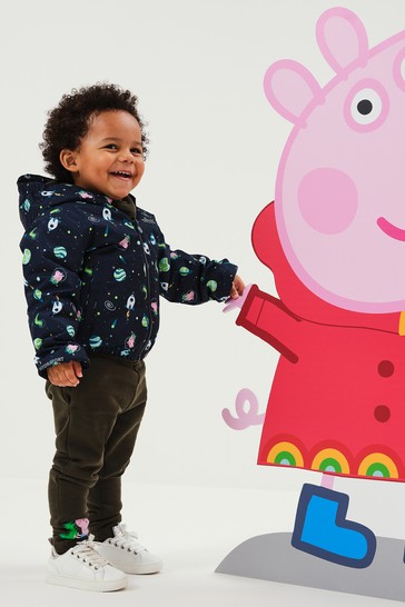 Regatta Blue Peppa Pig Muddy Puddle Waterproof Jacket