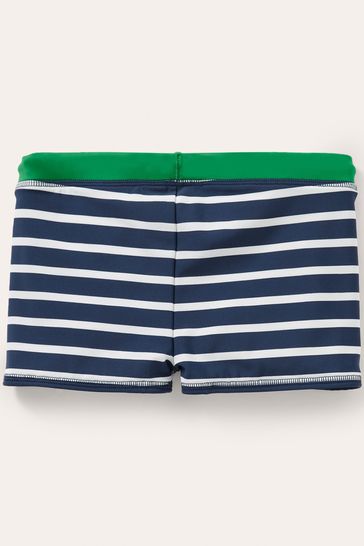 Boden Blue Swim Trunks