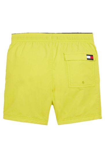 Tommy Hilfiger Boys Yellow Logo Swim Shorts