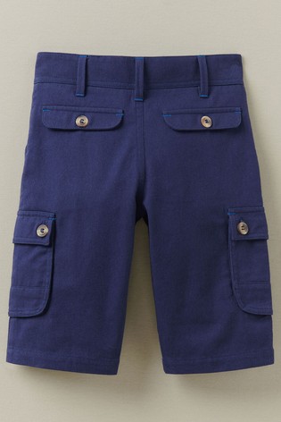 Crew Clothing Blue Cargo Shorts