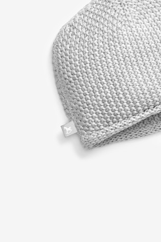 The Little Tailor Grey Baby Knitted Hat