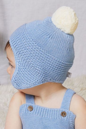 The Little Tailor Mid Blue Trapper Hat