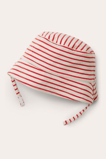 Boden Cream Reversible Bucket Hat