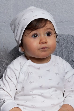 The Little Tailor White All Over Print Rocking Horse Jersey Hat