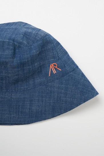 Angel & Rocket Chambray Blue Hat