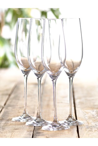 533-960s Set of 4 Flute Glasses