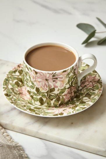 Morris & Co. من Spode Honeysuckle Teacup and Saucer